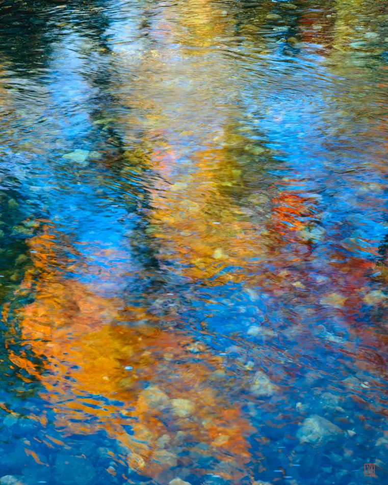 Autumn reflections, White Mountains, New Hampshire