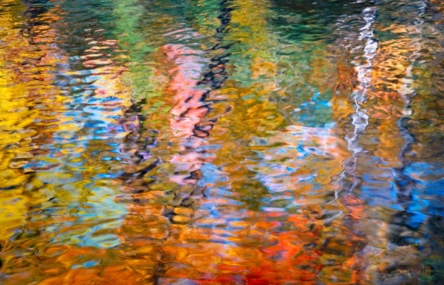 Autumn reflections #2, White Mountains, New Hampshire